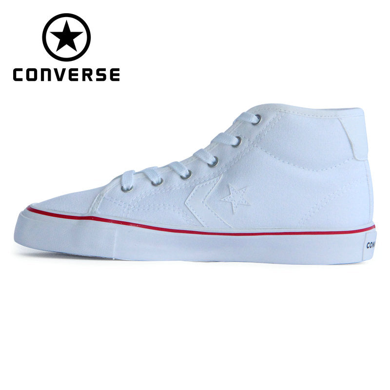 New Converse - Unisex Sneakers High Wear Resistant White